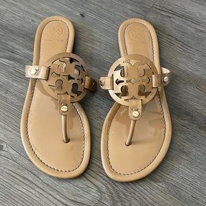 Tory Burch Miller Leather Sandals